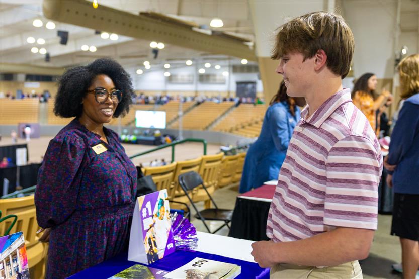 College and Industry Night attendees